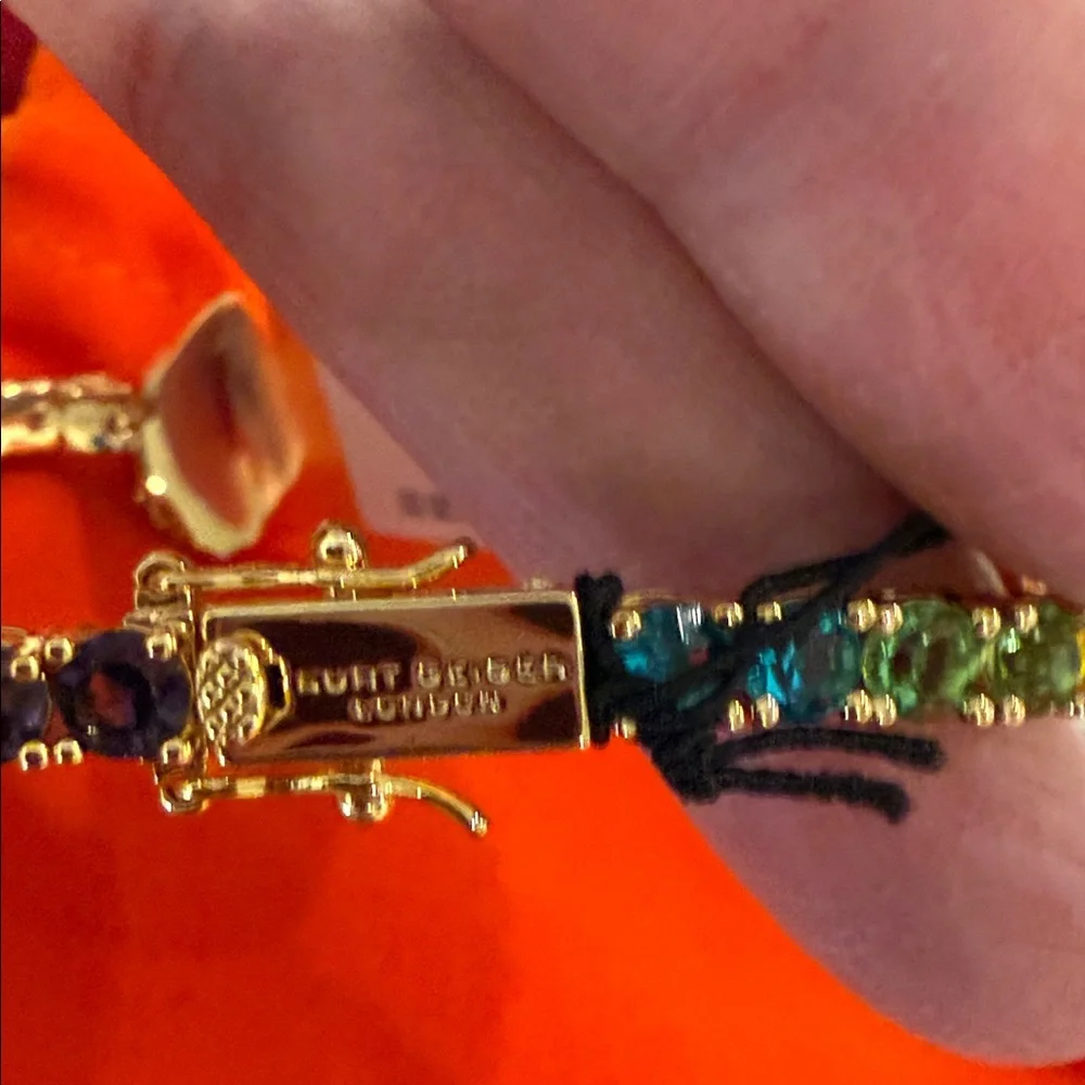 Kurt Geiger Gold Bracelet Crystal Signature Eagle